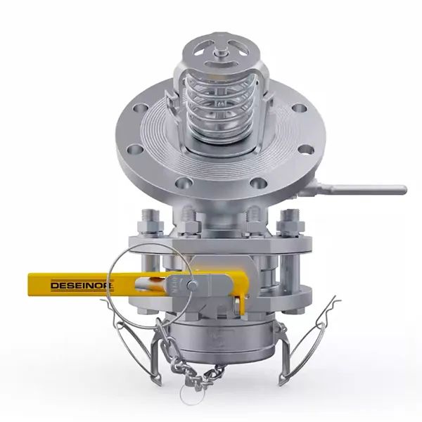 Válvula de fundo em aço inoxidável