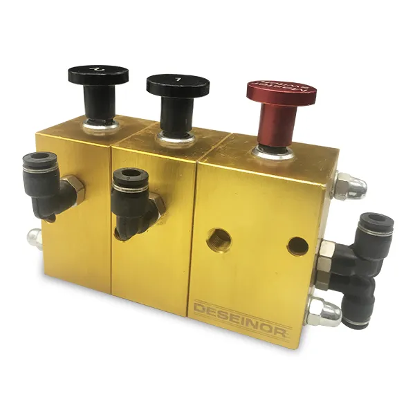 Bloco de válvulas pneumáticas
